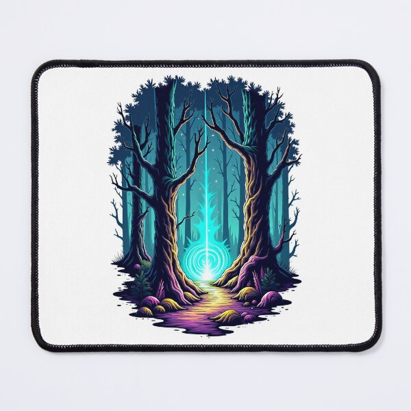 Item preview, Mystic Forest Portal - Enchanting Fantasy Art designed and sold by samtheai.