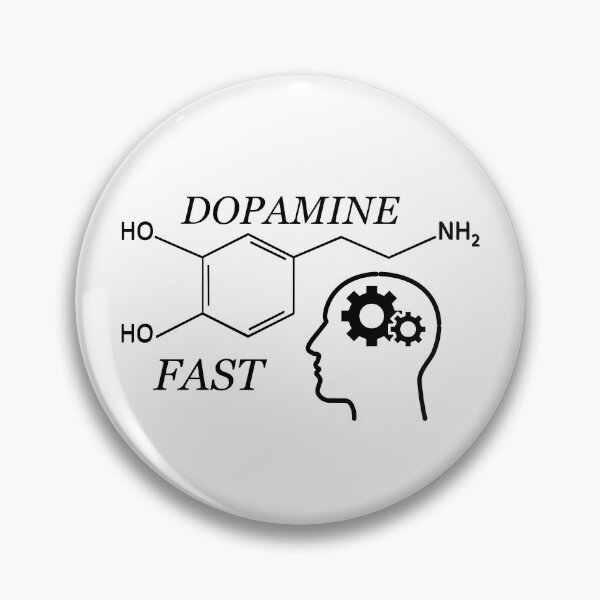 Item preview, Dopamine fast molecule structure chemist structural formula designed and sold by Alexaltay.