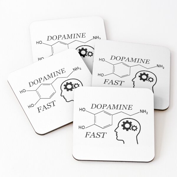 Item preview, Dopamine fast molecule structure chemist structural formula designed and sold by Alexaltay.