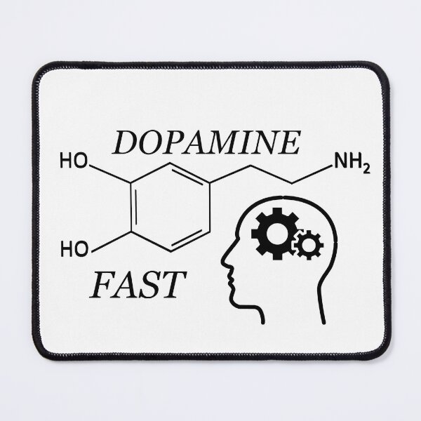 Item preview, Dopamine fast molecule structure chemist structural formula designed and sold by Alexaltay.