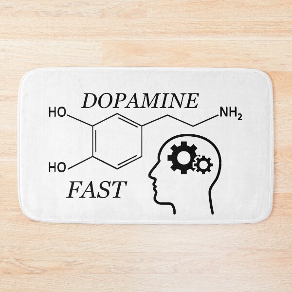 Item preview, Dopamine fast molecule structure chemist structural formula designed and sold by Alexaltay.