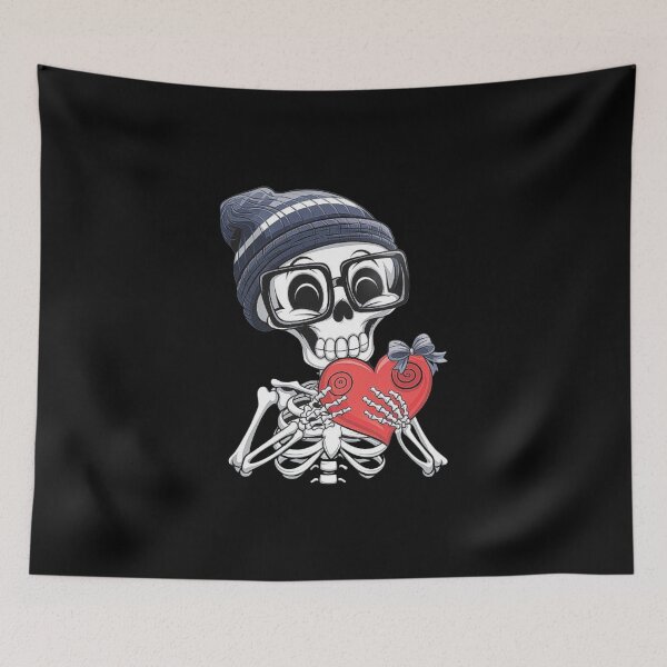 Item preview, Valentine’s Day Funny Skeleton Holding Heart Design designed and sold by love3617.
