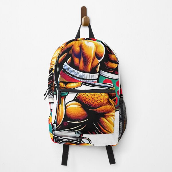 Item preview, Gym Dinosaur Lifting Weights Retro Fitness Art designed and sold by DrawHandArt.