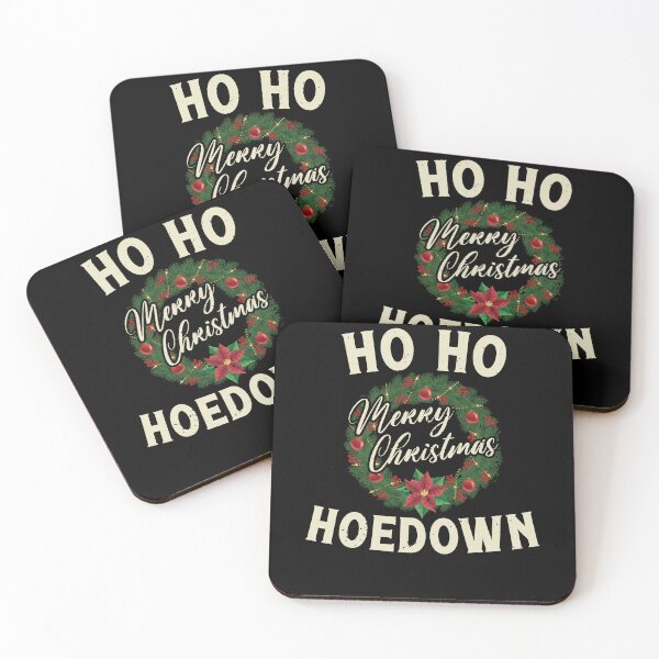 Item preview, Ho Ho Hoedown Santa Jingle Bells Western Christmas Xmas designed and sold by Dressed For  Duty.