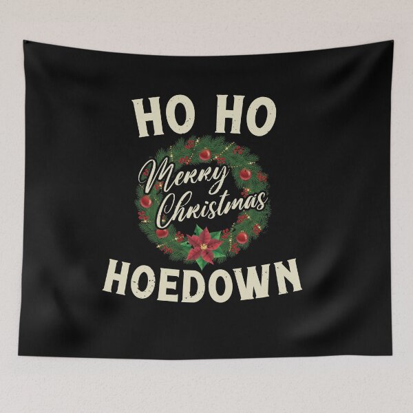 Item preview, Ho Ho Hoedown Santa Jingle Bells Western Christmas Xmas designed and sold by Dressed For  Duty.