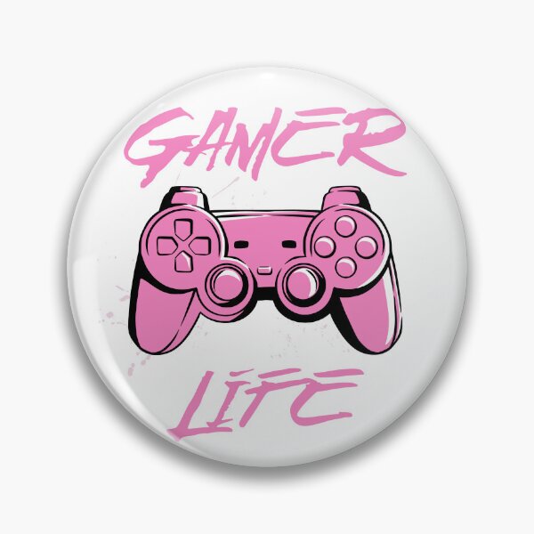 Item preview, Gamer Life, juegos en color rosa designed and sold by TeerifficTees4U.