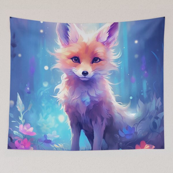 Item preview, Friendly Fox In Nature designed and sold by letsgetinspired.