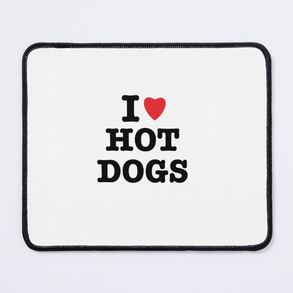 Item preview, I Love Hot Dogs designed and sold by delmarvastickers.