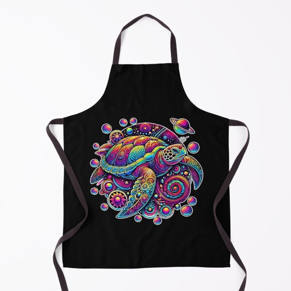 Item preview, Psychedelic Cosmic Turtle Design | Vibrant Astral Turtle Artwork | Kaleidoscopic Animal Print Decor designed and sold by DrawHandArt.