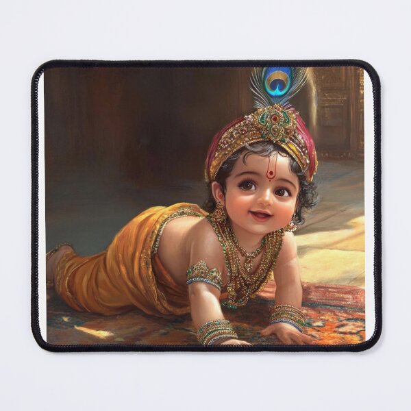 Item preview, Cute Baby Krishna Art designed and sold by Eshant.