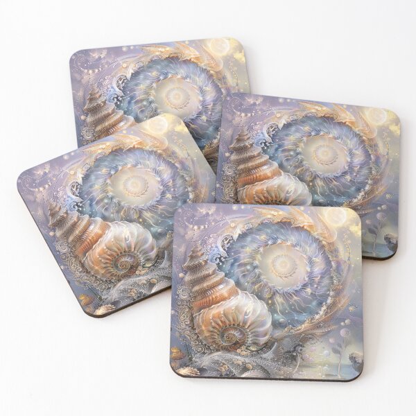 Item preview, "Cosmic Reverie: Spirals of the Nautilus" designed and sold by bloorose.