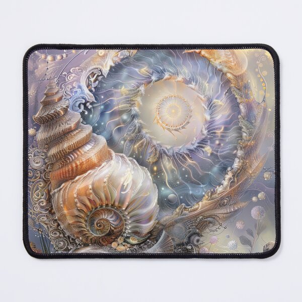 Item preview, "Cosmic Reverie: Spirals of the Nautilus" designed and sold by bloorose.