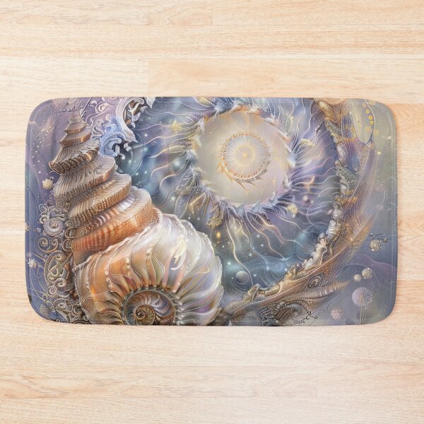 Item preview, "Cosmic Reverie: Spirals of the Nautilus" designed and sold by bloorose.