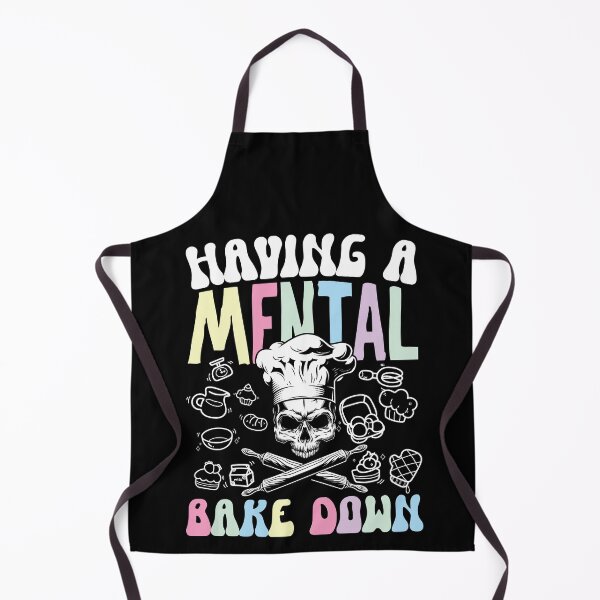 Item preview, Having A Mental Bake Down Funny Skeleton Baker Baking Lover designed and sold by Dressed For Duty.