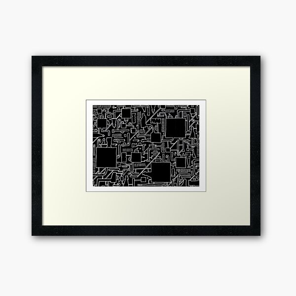 Aperçu de l'œuvre Machines en noir et blanc créée et vendue par ejune.