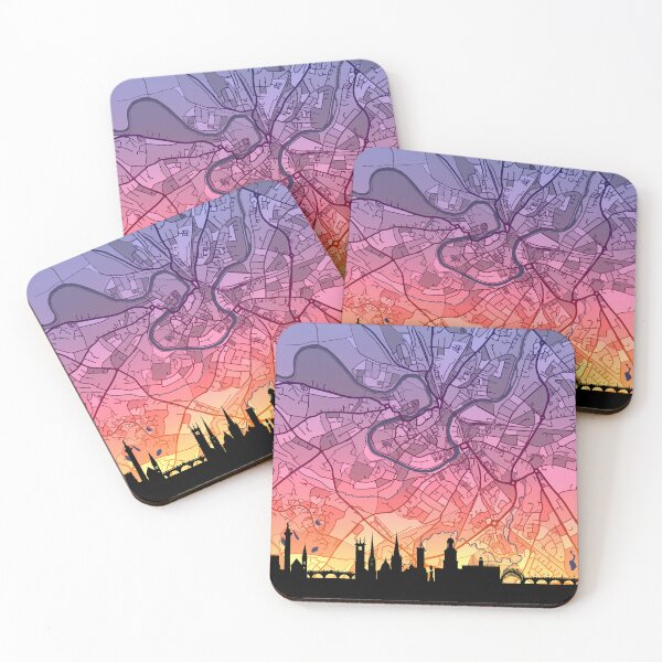 Item preview, Shrewsbury Skyline Map designed and sold by ArtPrints.
