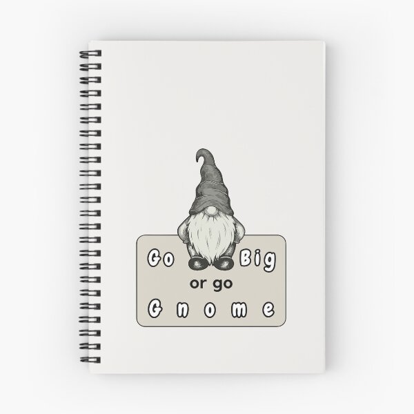 Item preview, Go Big or Go Gnome Pattern designed and sold by fetch-it-studio.