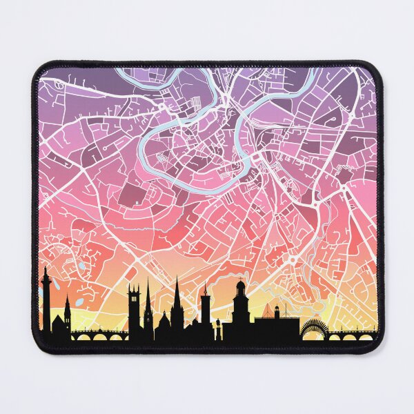 Item preview, Shrewsbury Skyline Map designed and sold by ArtPrints.