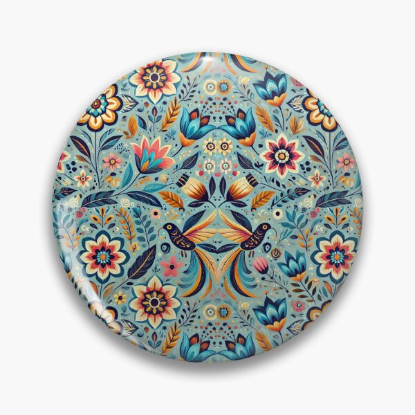 Item preview, Mexican floral pattern designed and sold by Gaspar Avila.