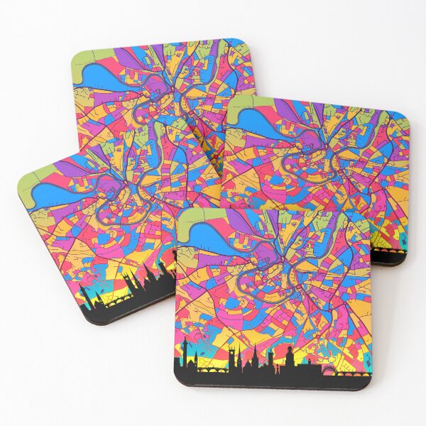 Item preview, Shrewsbury Skyline Map designed and sold by ArtPrints.