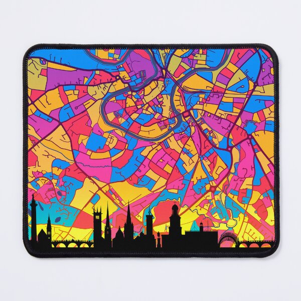 Item preview, Shrewsbury Skyline Map designed and sold by ArtPrints.