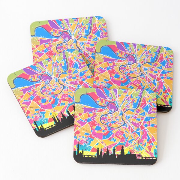 Item preview, Shrewsbury Skyline Map designed and sold by ArtPrints.