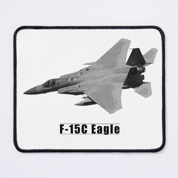 Item preview, Top view of an American F-15 Fighter Jet Flying Towards The Left designed and sold by blindphotog.