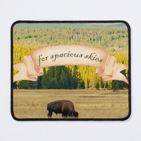 Item preview, Vintage-Inspired "For Spacious Skies" American Buffalo designed and sold by CountyKent.