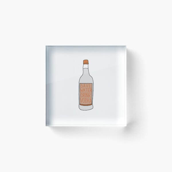 Item preview, Save Water Drink Vodka designed and sold by delmarvastickers.