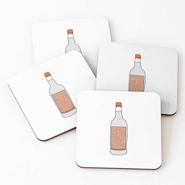 Item preview, Save Water Drink Vodka designed and sold by delmarvastickers.
