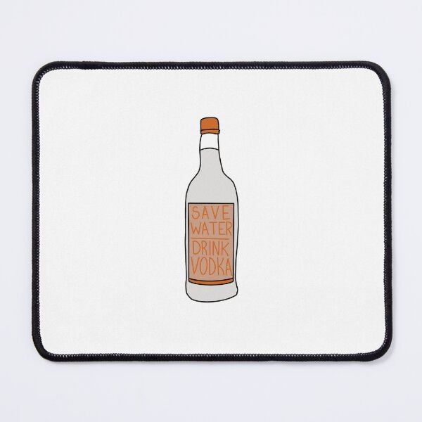 Item preview, Save Water Drink Vodka designed and sold by delmarvastickers.