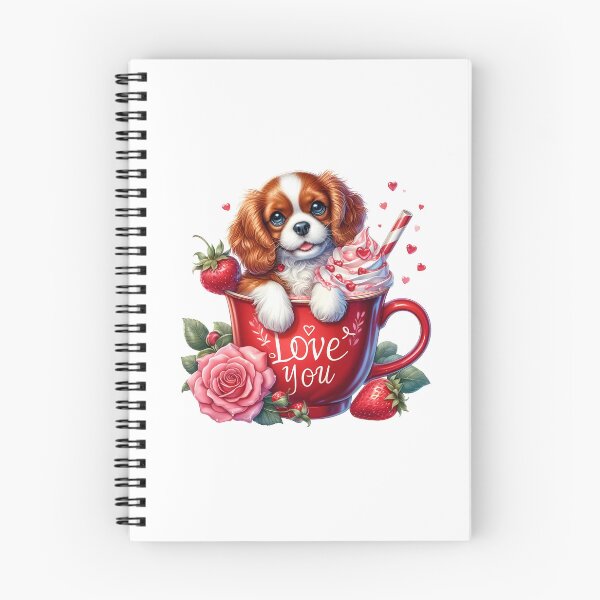 Item preview, Adorable Cavalier King Charles inside a cup of coffee of love designed and sold by JonysCreativeDesigns.