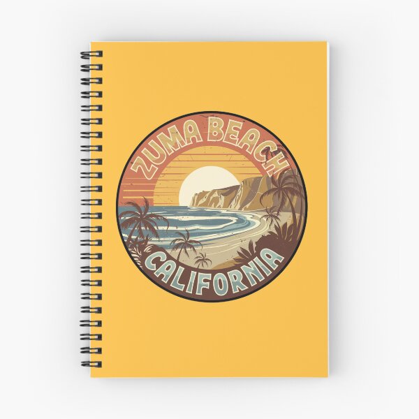 Item preview, Zuma Beach California - Retro Beach Sunrise Design designed and sold by CircinusStore.
