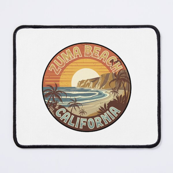 Item preview, Zuma Beach California - Retro Beach Sunrise Design designed and sold by CircinusStore.