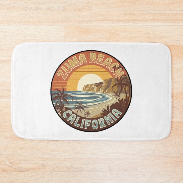 Item preview, Zuma Beach California - Retro Beach Sunrise Design designed and sold by CircinusStore.