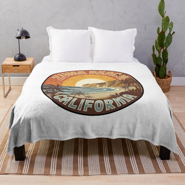 Item preview, Zuma Beach California - Retro Beach Sunrise Design designed and sold by CircinusStore.