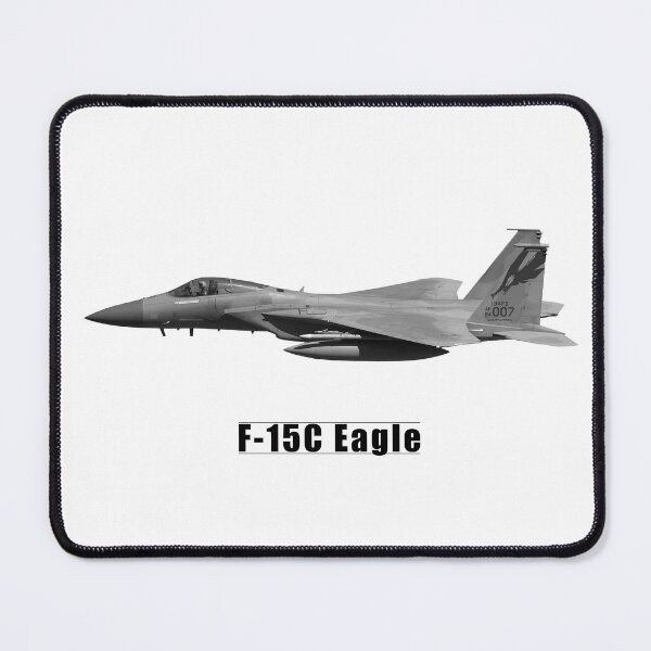Item preview, Side view of an American F-15 Fighter Jet Flying Towards The Left designed and sold by blindphotog.