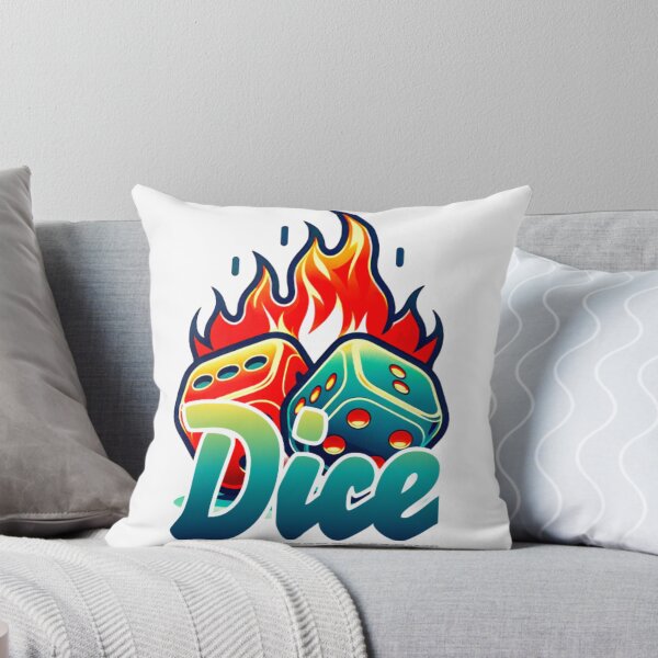 Item preview, Fiery Dice Design – Embrace the Thrill of Chance! designed and sold by Colorten.