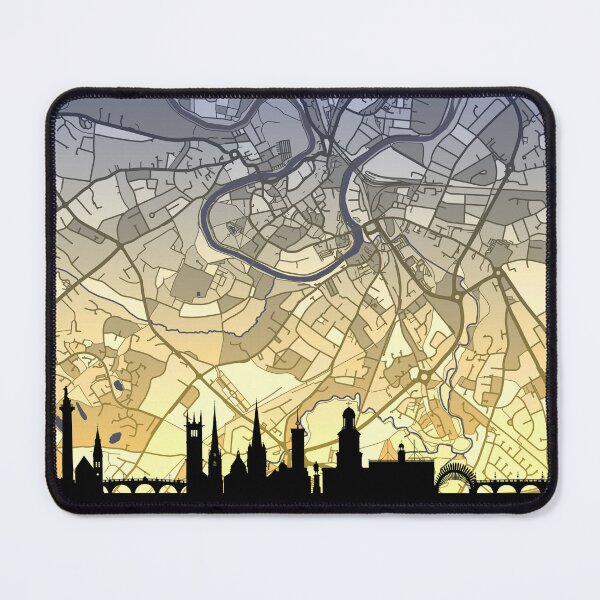 Item preview, Shrewsbury Skyline Map designed and sold by ArtPrints.