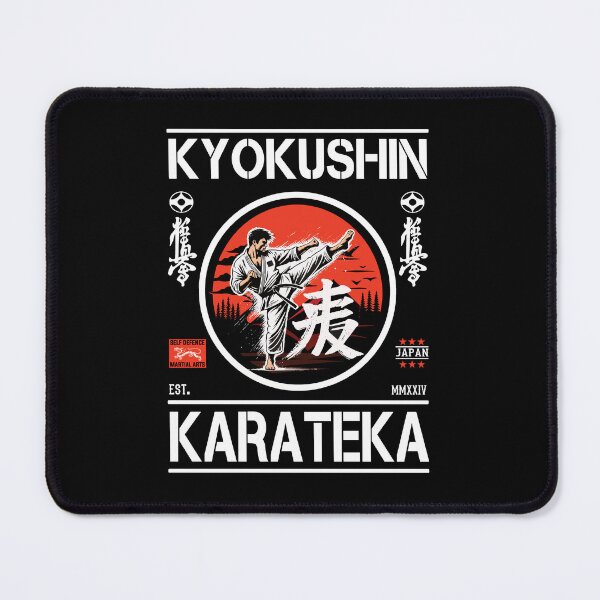Item preview, Kyokushin Karateka: diseño de karate retro con estilo designed and sold by RetroMaritalArt.