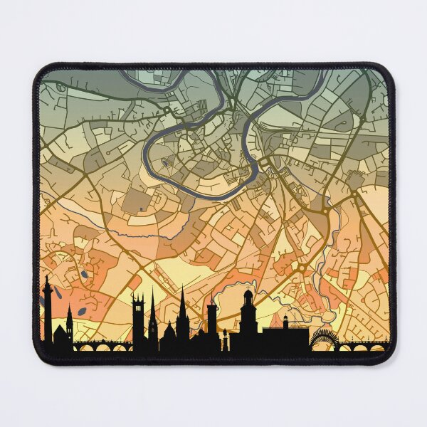 Item preview, Shrewsbury Skyline Map designed and sold by ArtPrints.