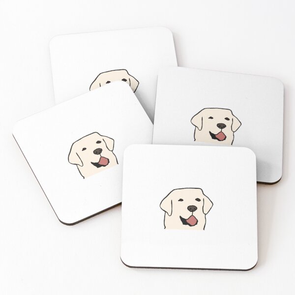 Item preview, White Lab Head designed and sold by delmarvastickers.