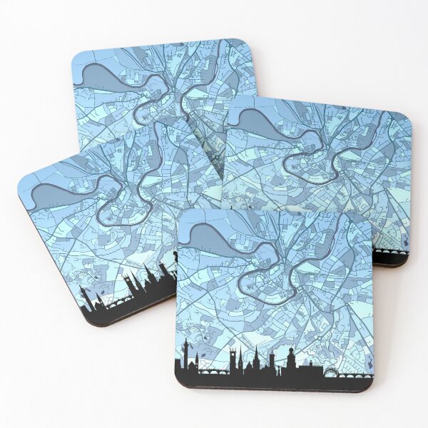 Item preview, Shrewsbury Skyline Map designed and sold by ArtPrints.