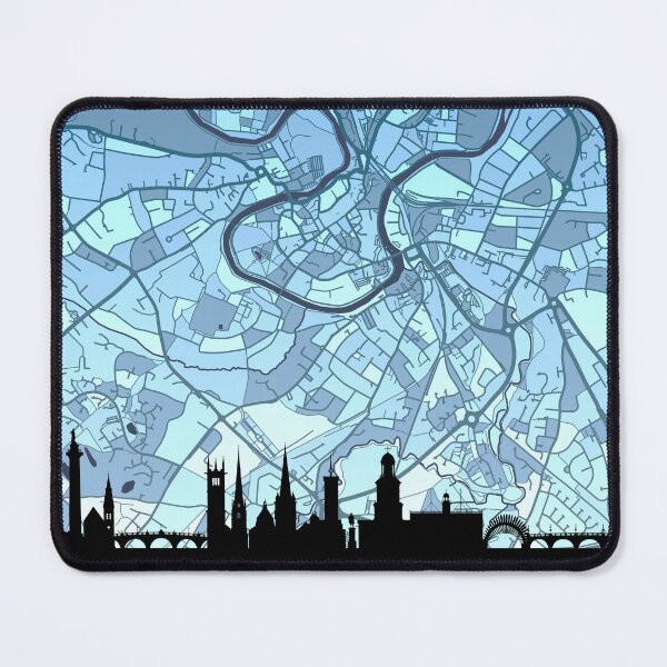 Item preview, Shrewsbury Skyline Map designed and sold by ArtPrints.