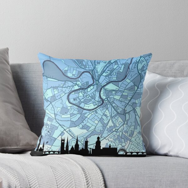 Item preview, Shrewsbury Skyline Map designed and sold by ArtPrints.