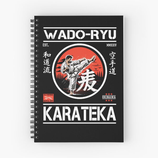 Item preview, Wado-Ryu Karateka – Stylish Retro Karate Design designed and sold by RetroMaritalArt.