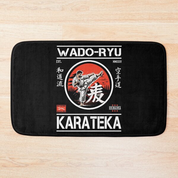 Item preview, Wado-Ryu Karateka – Stylish Retro Karate Design designed and sold by RetroMaritalArt.