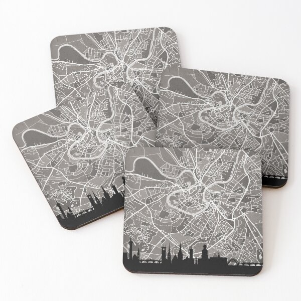 Item preview, Shrewsbury Skyline Map designed and sold by ArtPrints.