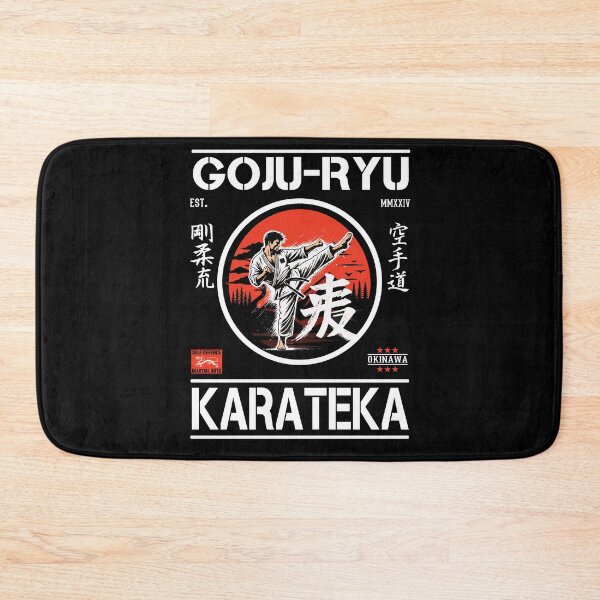 Item preview, Goju-Ryu Karateka – Traditional Retro Karate Design designed and sold by RetroMaritalArt.