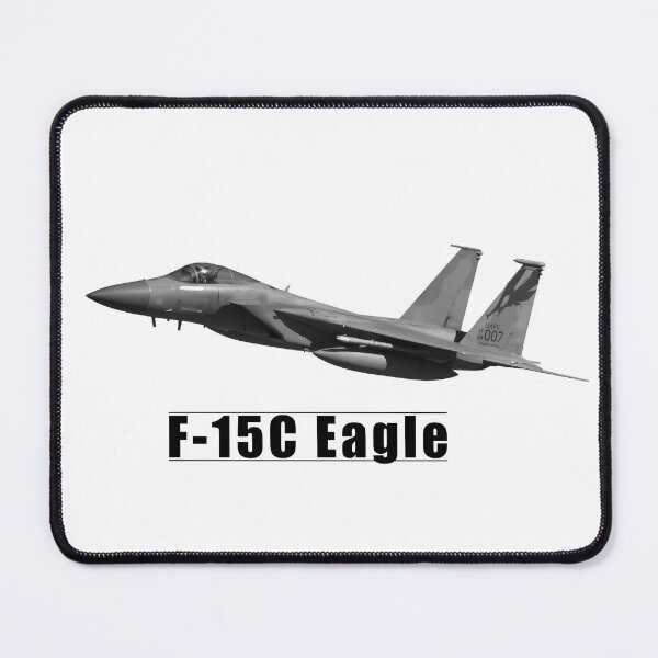 Item preview, Side view of an American F-15 Fighter Jet Flying Towards The Left designed and sold by blindphotog.